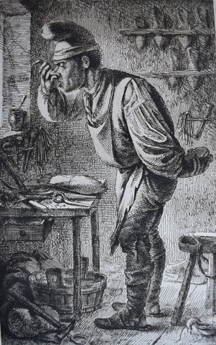 The Tobacco Holder Benjamin Zix Eau Forte Engraving Infolio 1808 - Picture 2 of 3
