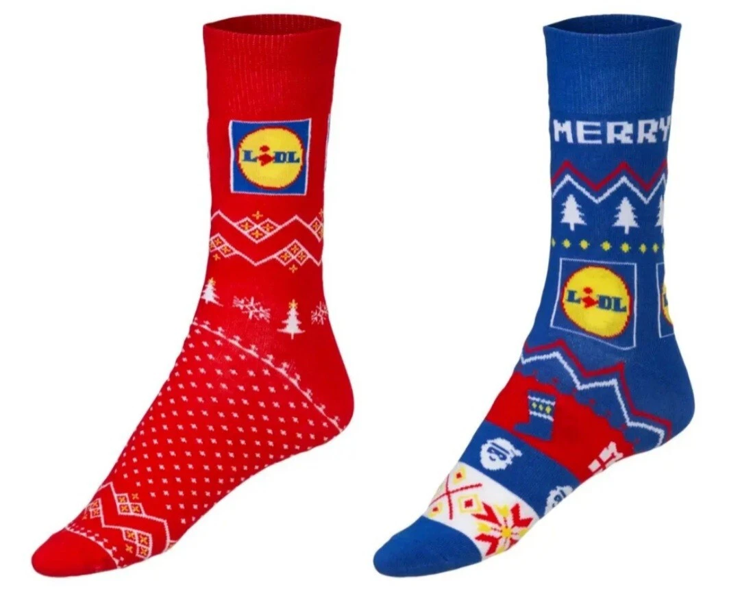 CHAUSSETTES LIDL Noel 39-42 neuve Lot De 2 Paires