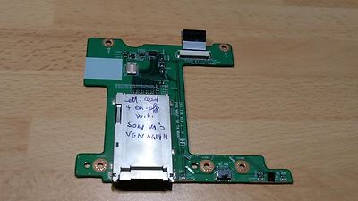 Speicher Card Reader für Sony Vaio VGN-A417M - PCG-8T1M Karte Board