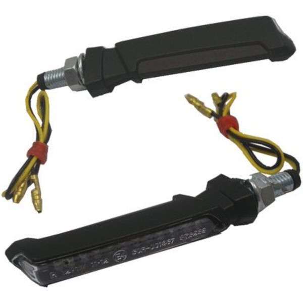 Blinker JMP Flat LED Weiß Schwarz-image