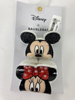 Disney Baublebar Mickey & Minnie Mouse Rhinestone Pearls  display picture 1