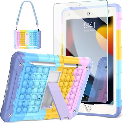 Push Popit Fidget Protective Case for iPad inch 2021/2020