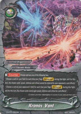 Bushiroad Future Card Buddyfight Kronos Vant S-BT07/0061EN C Zeitdrache