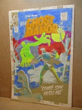 STEVE DITKO Ghost Manor 14 COVER ART Charlton 1973 RARE COLOR GUIDE Hand Painted