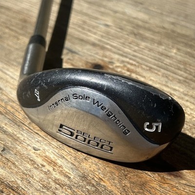 Power Play Select 5000 27 Degree 5 Hybrid Iron Steel Shaft. Right Handed.
