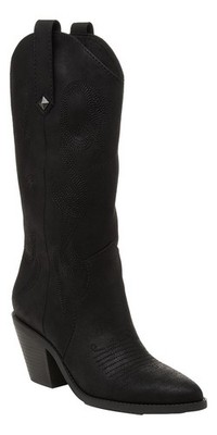 Rocket Dog Feria halbhoher Damen-Cowboy-Westernstiefel zum Überziehen Größe 4 bis 8