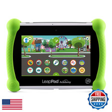 LeapFrog LeapPad Academy Kids Learning Tablet, Green, Ages 3-8