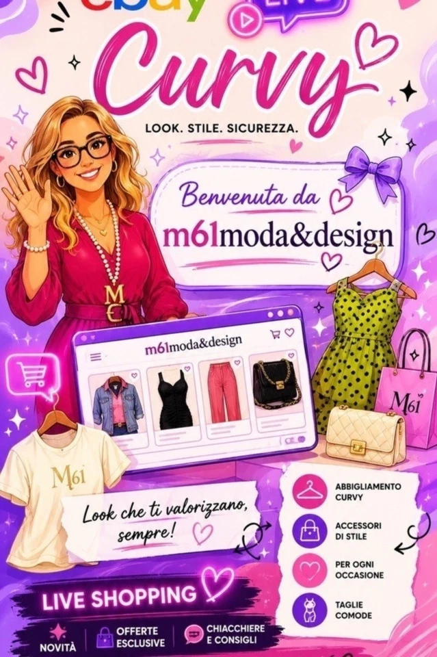 LIVE M61 - MODA DONNA CURVY!