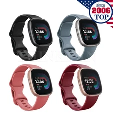 Fitbit Versa 4 Fitness & Activity Tracker Black/Gray/Pink/Red BRAND NEW