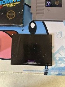 NES Gyromite Complete In Box Unpunched Hang Tab CIB Matte Sticker Seal 5 Screw