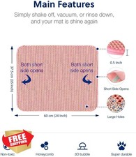 WePet Cat Litter Mat Honeycomb Double Layer Scatter Control Waterproof