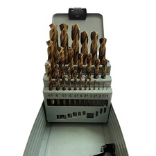 Cobalt Jobber Twist Drill Bit Sets For Drilling Stainless Steels & Hard Metals 