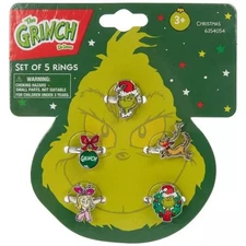 The Grinch Rings - 5 Piece Set - H.E.R. Accessories