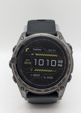Nuovo-Garmin Tactix8 AMOLED 51mm GPS Smartwatch tattico (molto buono). ~740~