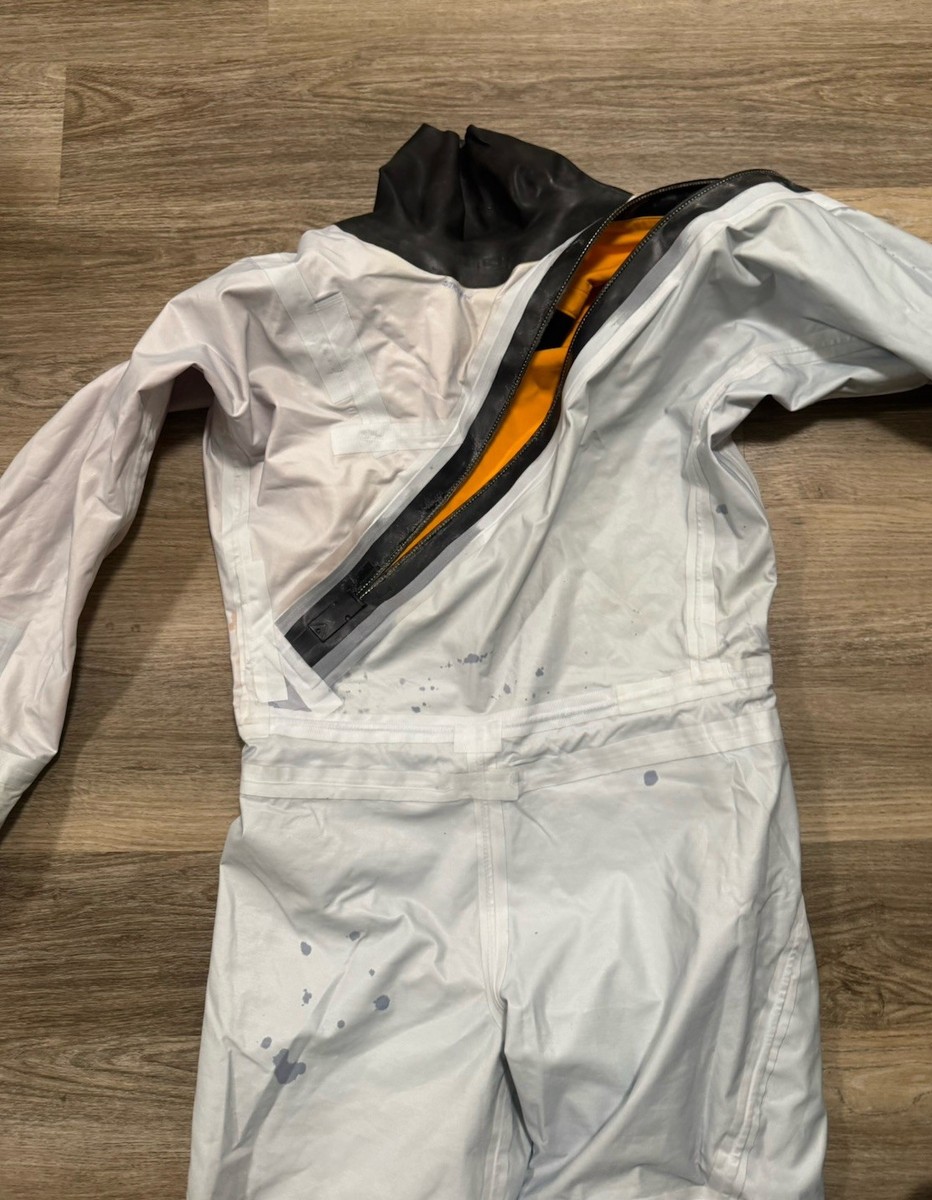 KOKATAT Gore-Tex Drysuit Sz Small Metal Entry Zipper Gaskets
