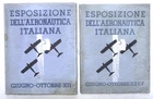 Esposizione Aeronautica Italiana 1934 Catalogo ufficiale + Catalogo provvisorio