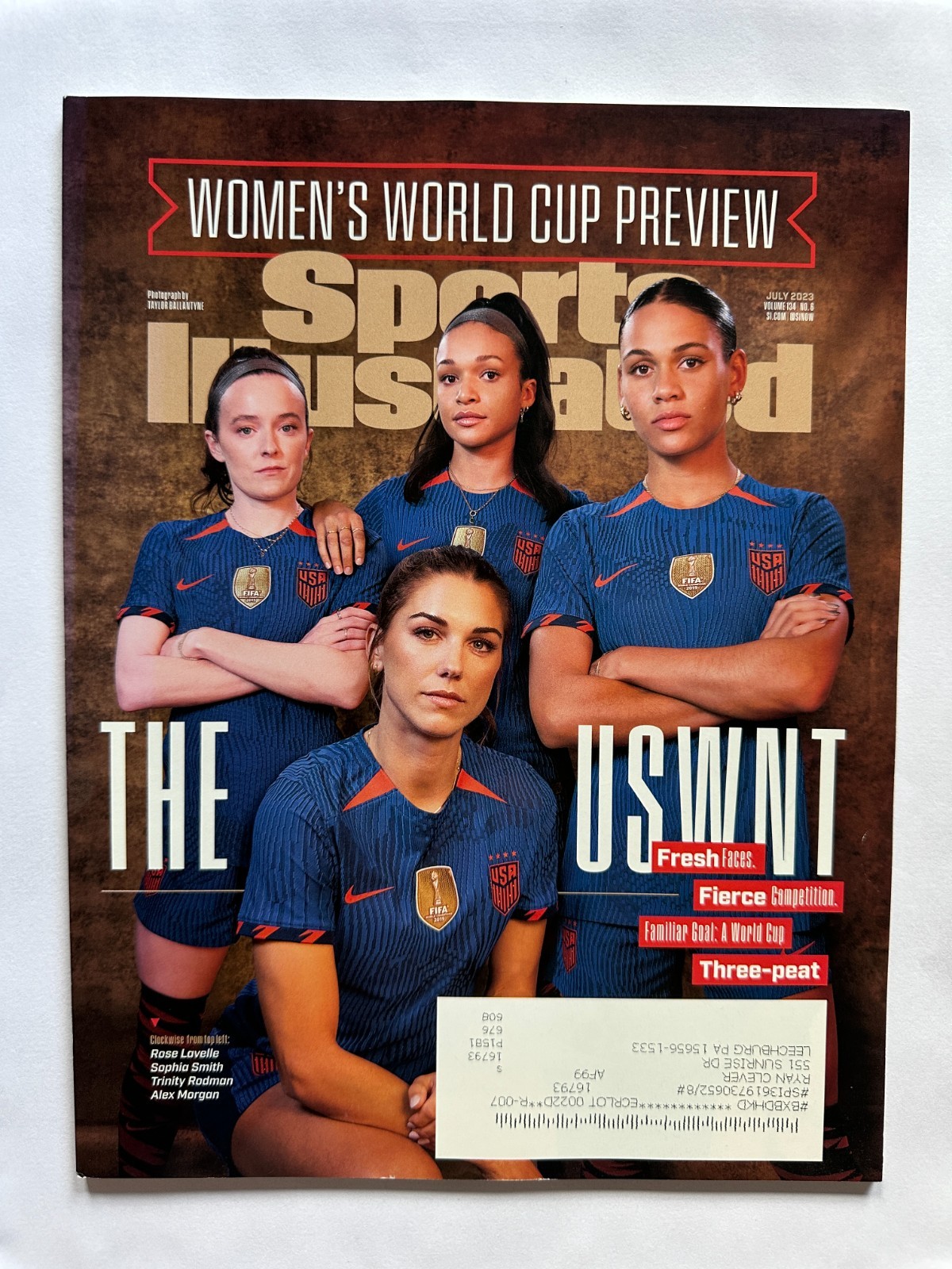 Sports Illustrated Magazine July 2023 USWNT Cover With Label
