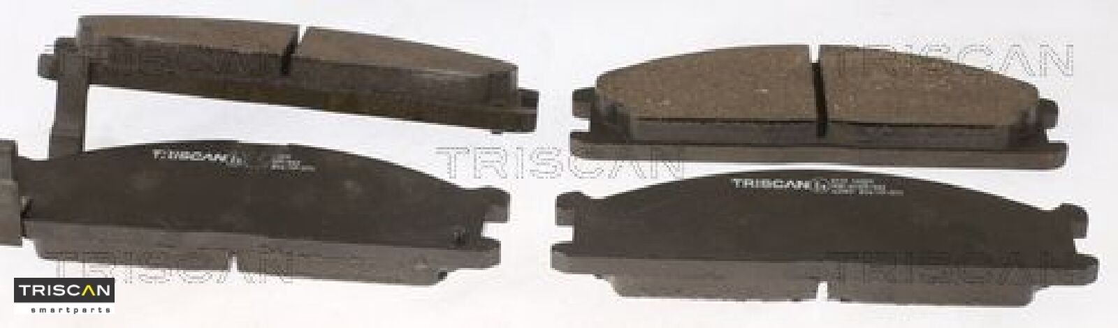 Bremsbelagsatz Scheiben 17 mm mit Verschleißwarnung TRISCAN für u.a. NISSAN PICK - Bild 4