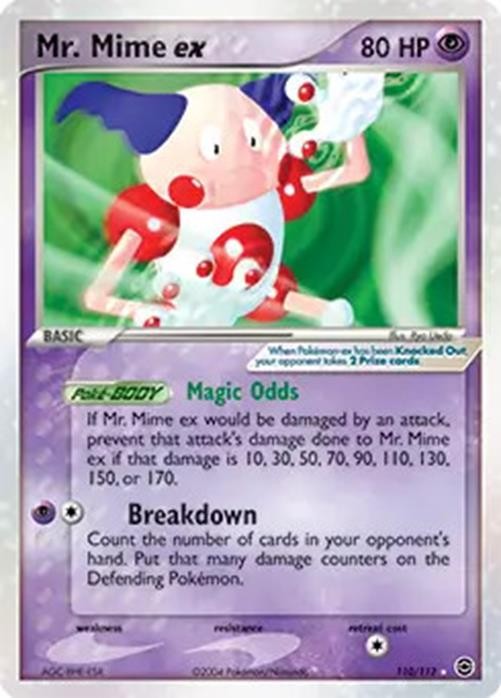 Mr.Mime ex - 110/112 - Pokemon Ex FireRed LeafGreen Ultra Rare MP
