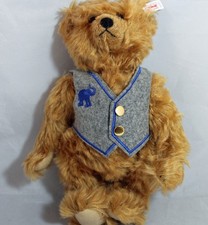 Steiff Century Bear, Gold with Grey Vest, Jointed, Growler-420221