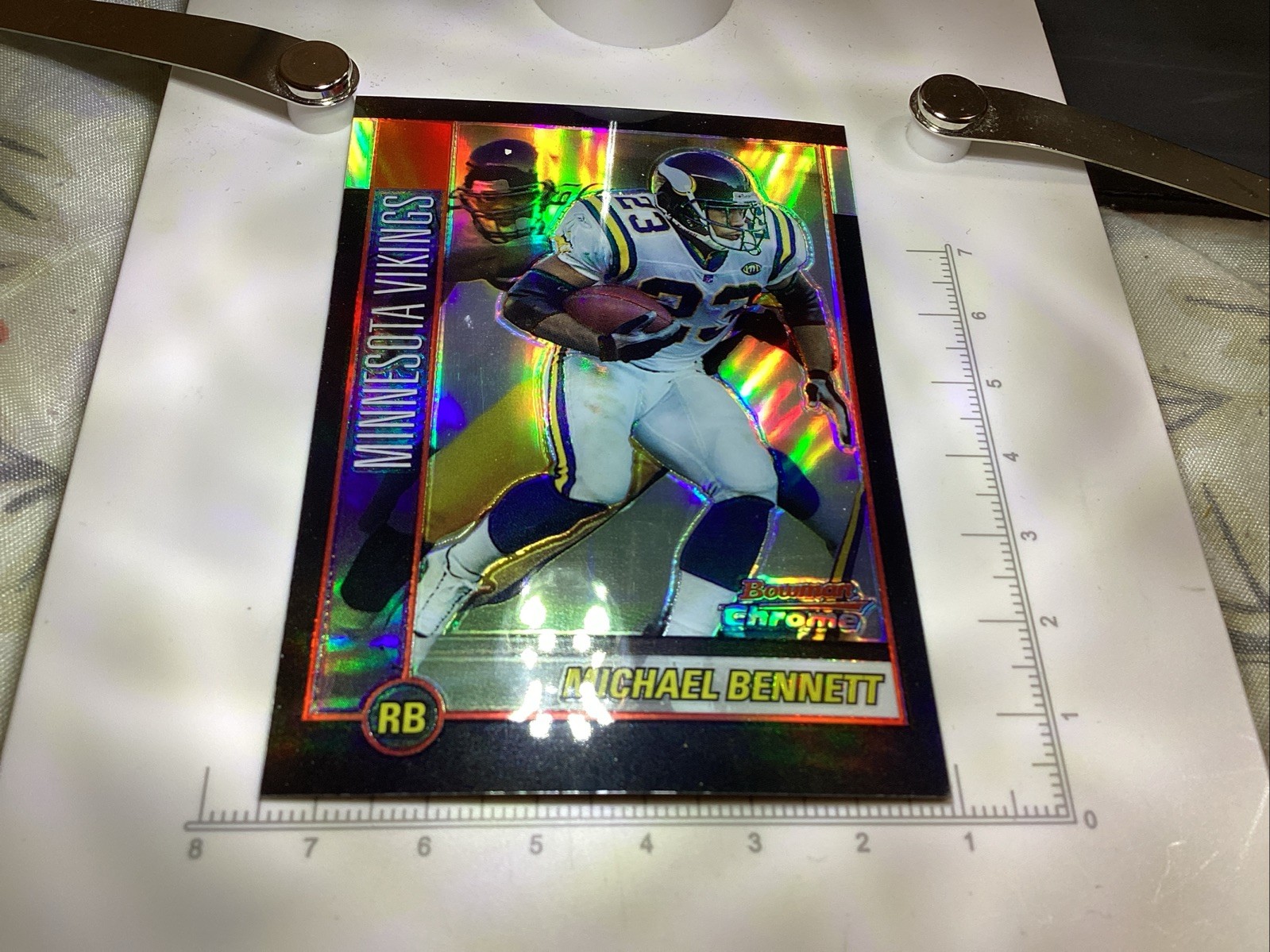 2002 Bowman Chrome Michael Bennett #104 Refractor 408 /500