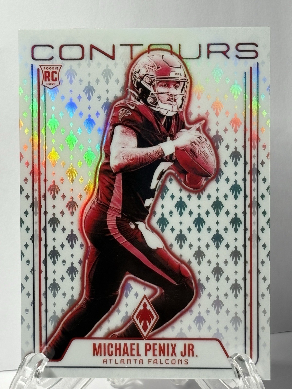 2024 Phoenix Michael Penix JR /40 RC Contours Teal #CON-MPI Atlanta Falcons