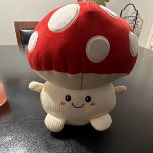 Linzy Toys Inc Smoochy Pals Mushroom Plush Red White Washable CNZZ 0524