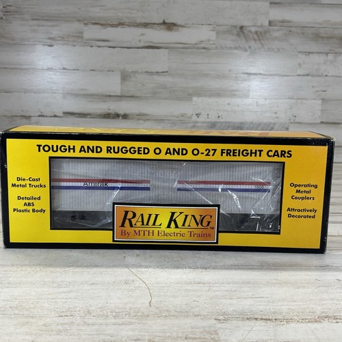Trenes eléctricos Rail King MTH 30-7811 Amtrak vagón refrigerado semiescala calibre O NUEVO | Zustand: New