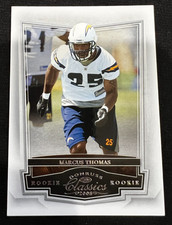 MARCUS THOMAS 2008 Donruss Classics #173 Rookie Card RC NFL Chargers #631/999. rookie card picture