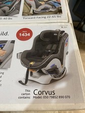 CHICCO NextFit Zip Convertible Car seat Corvus NEW SEALED All In One