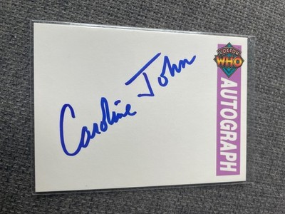 DOCTOR WHO Cornerstone Serie 1 - 1994 Original Autogrammkarte - Caroline John