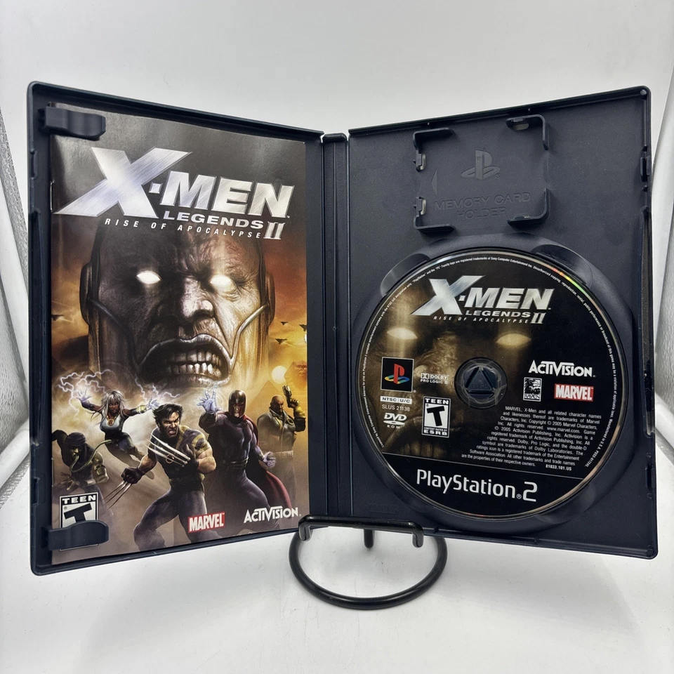 🔥PS2 X 战警传奇 II 启示录的崛起 索尼 PlayStation 2 全新带盒 带手动测试 — 第 4/4 张图片