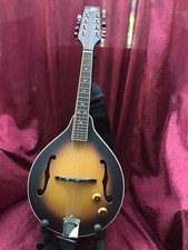 Morgan Monroe Mandolin Acoustic Electric Model MMS 4 AE W/ Hard Case, Strap