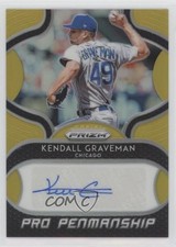 2019 Panini Prizm Pro Penmanship Gold 9/10 Kendall Graveman #PP-KG Auto s3g