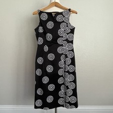 Size XS/S Chinese Black White Dress Cheongsam Qipao Traditional Chinese Style