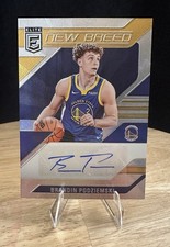 2023-24 Panini Donruss Elite Brandin Podziemski #NB-POD New Breed Rookie RC Auto