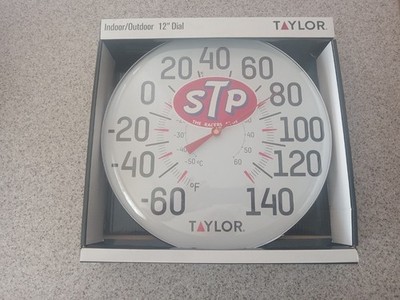 12'' JUMBO TAYLOR THERMOMETER WITH STP ADVERTISING STICKER
