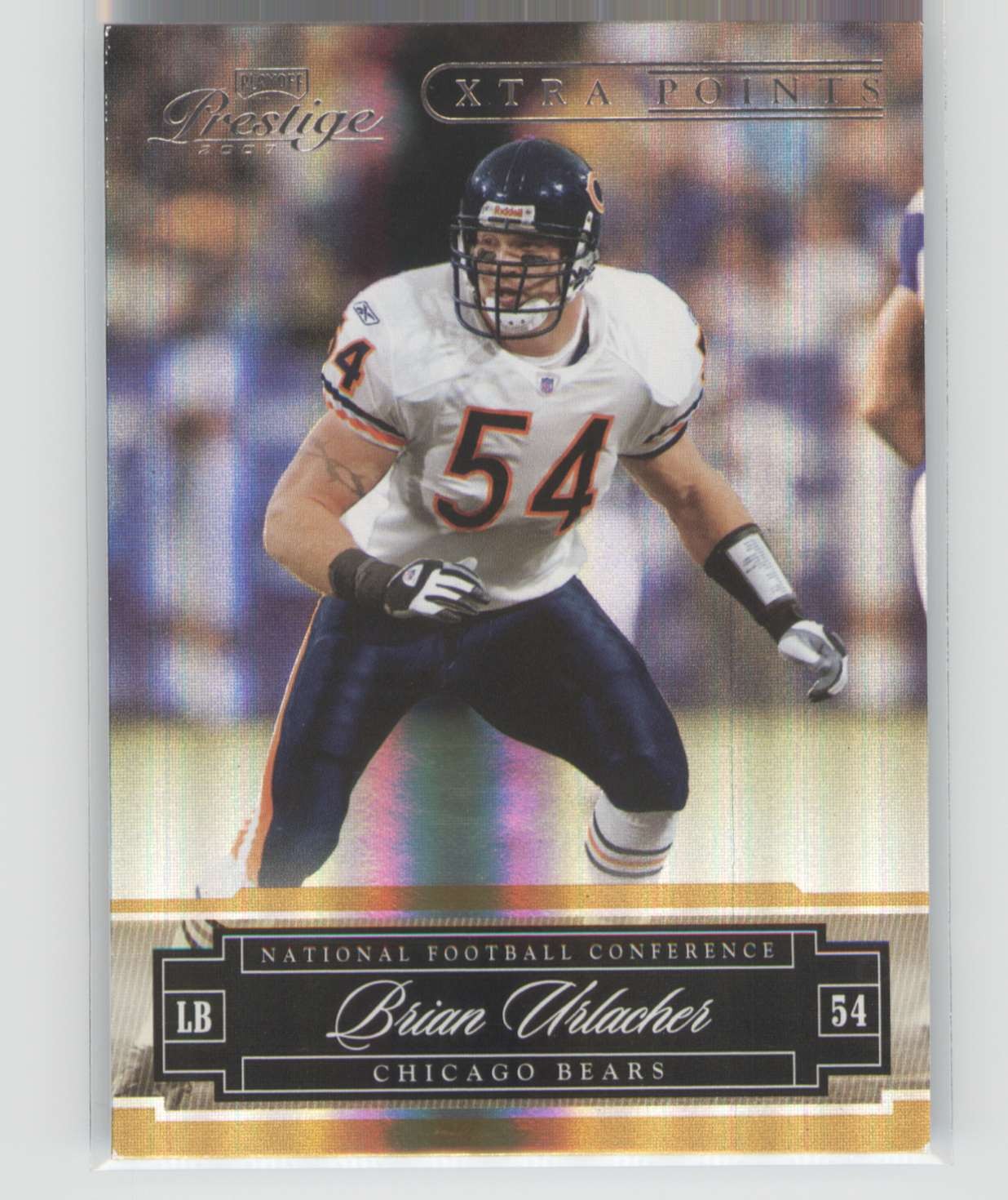 Brian Urlacher 2007 Playoff Prestige #/25 #26 Chicago Bears