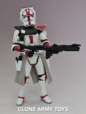 Star Wars Clone Commander Deviss Revenge of the Sith Collection ROTS 3.75 Loose