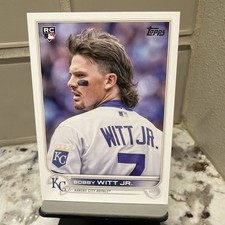 2022 Topps Update Bobby Witt Jr. Image Variation #US100 Rookie RC Mullet Royals