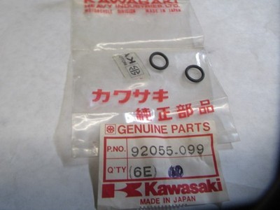 Kawasaki NOS 92055-099 O Ring KX KZ KDX KMX ZN ZX KX80 KZ750 KZ700
