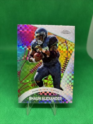 2023 Topps Composite Chrome All Etch Shaun Alexander #CAE-17 X-Fractor Seahawks