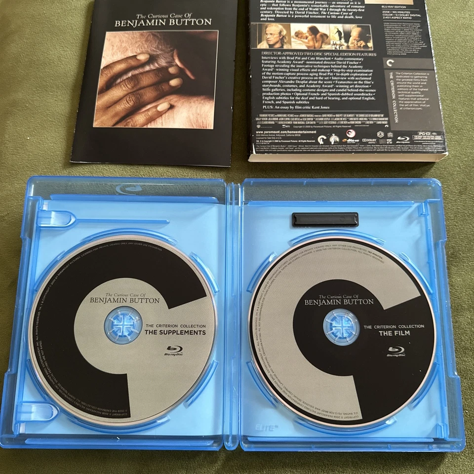 The Curious Case of Benjamin Button The Criterion Collection Blu-ray w Slip - Image 4 of 4