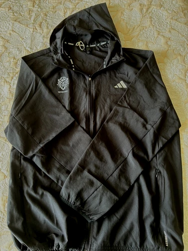 Adidas Qatar World Cup 2024 Black Track Jacket IL 7230Men’s Sz LARGE