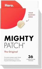 Hero Mighty Patch The Original Hydrocolloid Drug-Free Acne Treatment 36 Patches