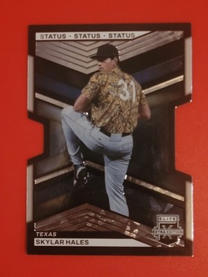2023 Panini Elite Extra Edition - Skylar Hales  Die Cut Black Status /31 (RC)