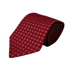 NEW Brooks Brothers Red Geometric 100 Silk Men's Tie Necktie 3.35" Formal