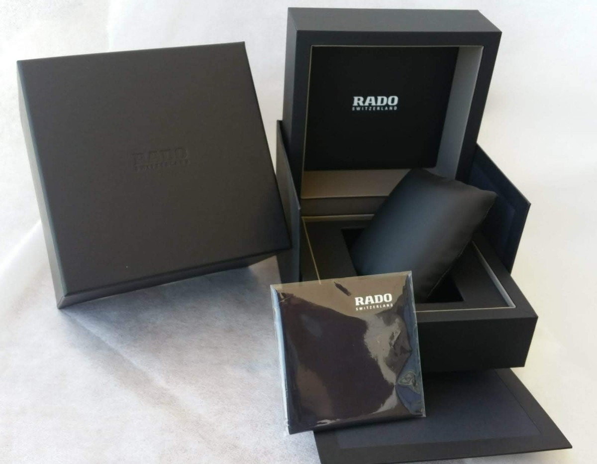 RADO 時計用ボックス ブラック Rado Box Rare Uhrenbox Watch Box Case Vintage Rare 8 With