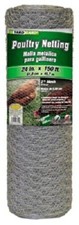 Chicken Wire 2 Inch Mesh 24 Inch X 150 Foot 20 Gauge Galvanized Steel Wire Fe... 0.22 per foot