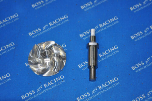 yamaha yfz450 yfz 450 water pump boss racing billet impeller stainless shaft - Foto 3 di 3